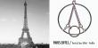 La collection Paris Eiffel s'inspire de la silhouette de la Tour Eiffel